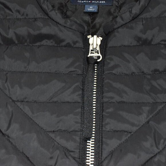 Tommy Hilfiger Down Puffer Coat Jacket Black Size M - Picture 6 of 12